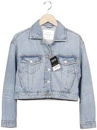 Damen Jacke, hellblau, Gr. XS, Baumwolle - Second Hand - Stradivarius - Modalova