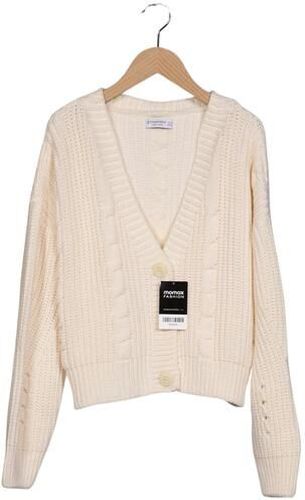 Damen Strickjacke, cremeweiß, Gr. M, Synthetik - Second Hand - Stradivarius - Modalova