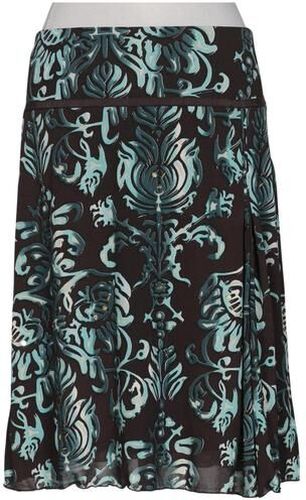 Damen Rock, braun, Gr. EU 40, Synthetik - Second Hand - Street One - Modalova