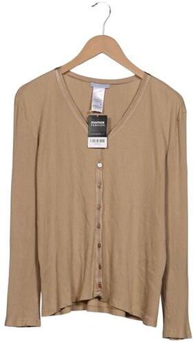 Damen Strickjacke, beige, Gr. L, Baumwolle, Viskose, Modal - Second Hand - Strenesse - Modalova
