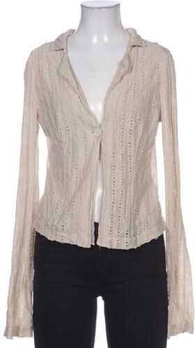 Damen Strickjacke, beige, Gr. EU 30 (IT 36), Baumwolle, Leinen - Second Hand - Tandem - Modalova