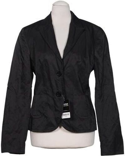Damen Blazer, schwarz, Gr. EU 36, Baumwolle, Synthetik - Second Hand - Taifun - Modalova