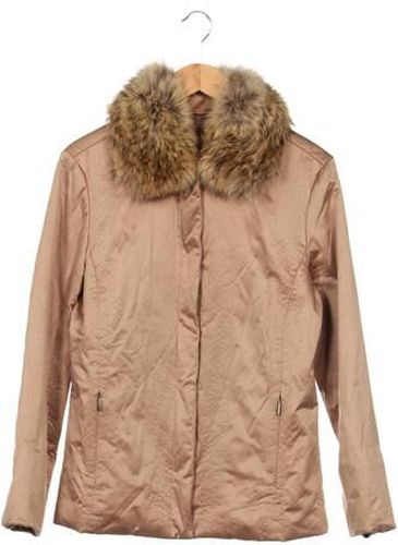 Damen Jacke, beige, Gr. EU 38, Baumwolle, Synthetik - Second Hand - Taifun - Modalova