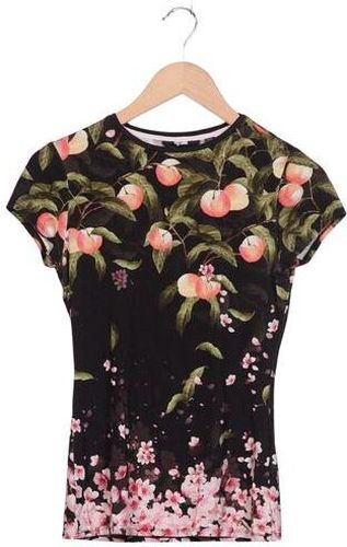 Damen T-Shirt, mehrfarbig, Gr. EU 36 ( 1), Elasthan, Viskose - Second Hand - Ted baker - Modalova