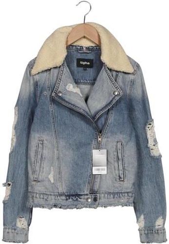 Damen Jacke, blau, Gr. S, Baumwolle, Synthetik, Viskose - Second Hand - tigha - Modalova