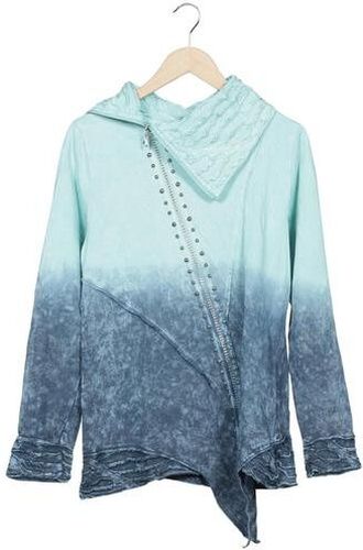 Damen Sweatshirt, hellblau, Gr. EU 38, Baumwolle - Second Hand - tredy - Modalova