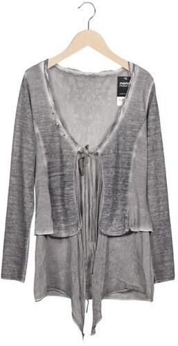 Damen Strickjacke, grau, Gr. EU 36, Baumwolle, Synthetik - Second Hand - tredy - Modalova