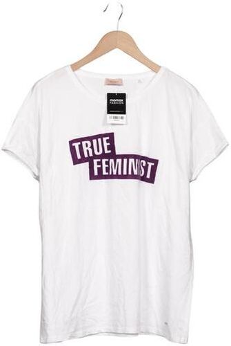 Damen T-Shirt, weiß, Gr. EU 48, Baumwolle - Second Hand - Triangle - Modalova