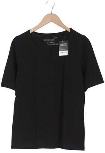 Damen T-Shirt, schwarz, Gr. EU 44, Elasthan, Baumwolle - Second Hand - Triangle - Modalova