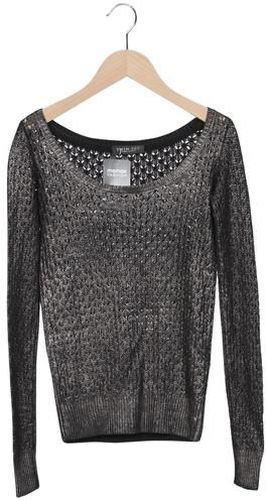 Damen Pullover, silber, Gr. Xxs - Second Hand - TWINSET - Modalova