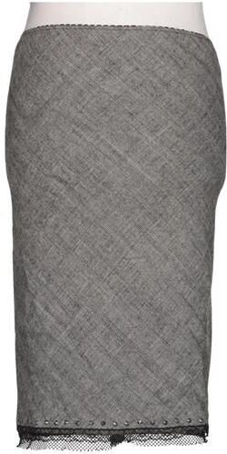 Damen Rock, grau, Gr. EU 36 (IT 42), Elasthan, Synthetik, Wolle, Viskose - Second Hand - TWINSET - Modalova