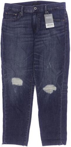 Damen Jeans, marineblau, Gr. W25 L25, Elasthan, Baumwolle, Lyocell - Second Hand - Uniqlo - Modalova
