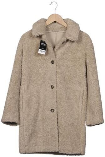 Damen Mantel, beige, Gr. XS, Synthetik - Second Hand - Uniqlo - Modalova