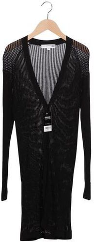 Damen Strickjacke, schwarz, Gr. M, Baumwolle, Leinen, Viskose - Second Hand - Uniqlo - Modalova