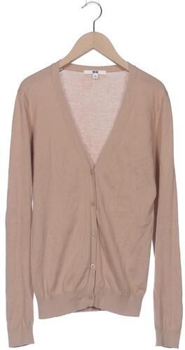 Damen Strickjacke, beige, Gr. XS, Baumwolle - Second Hand - Uniqlo - Modalova