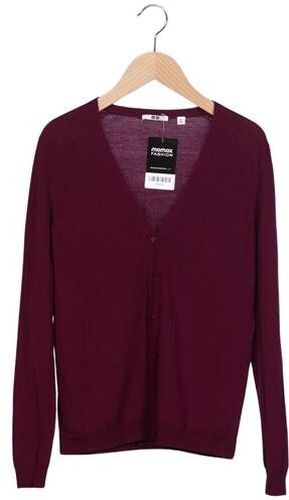 Damen Strickjacke, bordeaux, Gr. M - Second Hand - Uniqlo - Modalova