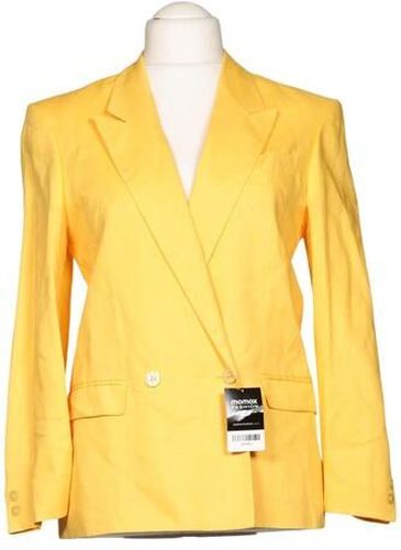 Damen Blazer, gelb, Gr. EU 38, Baumwolle, Leinen - Second Hand - van Laack - Modalova