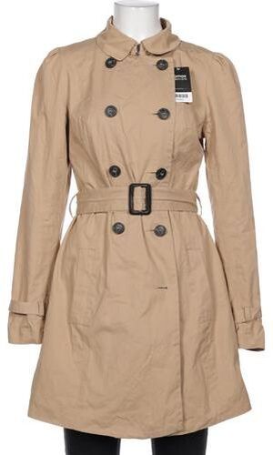 Damen Mantel, beige, Gr. M, Baumwolle, Synthetik - Second Hand - Vero moda - Modalova