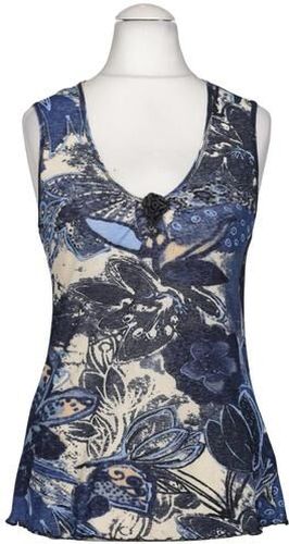 Appia DUE Damen Bluse, blau, Gr. EU 40, Synthetik - Second Hand - Via - Modalova