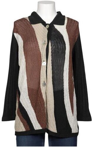 Appia DUE Damen Strickjacke, schwarz, Gr. EU 38 - Second Hand - Via - Modalova