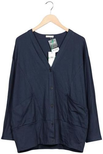 Damen Strickjacke, marineblau, Gr. EU 46, Baumwolle - Second Hand - Waschbär - Modalova