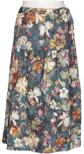 Damen Rock, mehrfarbig, Gr. EU 40, Baumwolle - Second Hand - Waschbär - Modalova