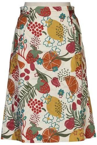 Damen Rock, mehrfarbig, Gr. EU 34, Baumwolle - Second Hand - Waschbär - Modalova