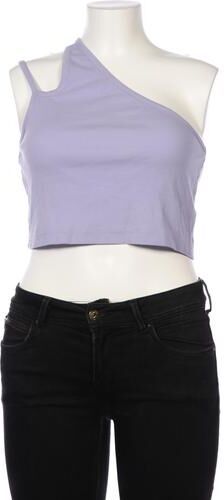 Damen Top, flieder, Gr. XL, Elasthan, Baumwolle - Second Hand - Weekday - Modalova