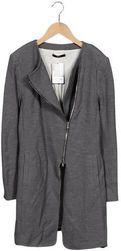 Damen Mantel, grau, Gr. EU 42, Elasthan, Baumwolle, Schurwolle, Synthetik, Viskose - Second Hand - windsor. - Modalova
