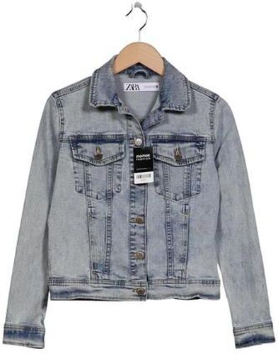 Damen Jacke, hellblau, Gr. M - Second Hand - Zara - Modalova