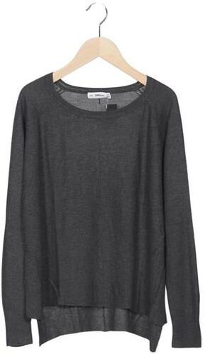 Damen Pullover, grau, Gr. L - Second Hand - Zara - Modalova