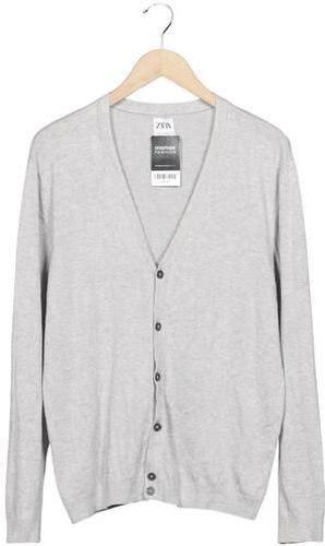 Damen Strickjacke, grau, Gr. M - Second Hand - Zara - Modalova