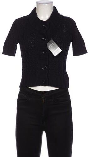 Damen Strickjacke, marineblau, Gr. EU 34, Baumwolle, Synthetik - Second Hand - Zero - Modalova