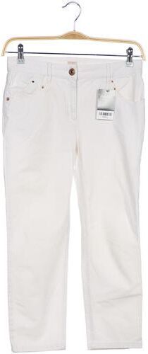 Damen Stoffhose, cremeweiß, Gr. EU 38, Elasthan, Baumwolle, Synthetik - Second Hand - Zerres - Modalova