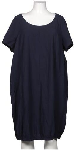 Damen Kleid, marineblau, Gr. XL, Baumwolle - Second Hand - Zizzi - Modalova
