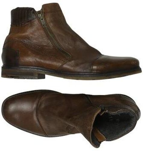 Herren Stiefel, braun, Gr. EU 45, Leder - Second Hand - Bugatti - Modalova