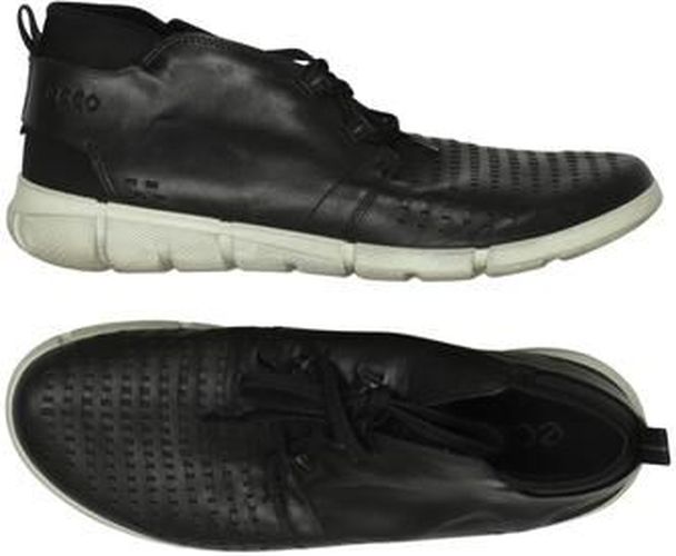 Herren Sneakers, schwarz, Gr. EU 43, Leder - Second Hand - Ecco - Modalova