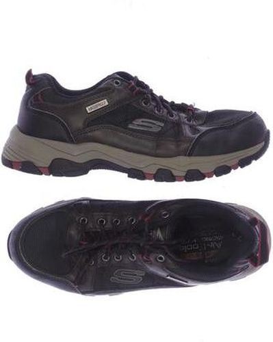 Herren Sneakers, schwarz, Gr. EU 41.5, Kunstleder, Leder - Second Hand - Skechers - Modalova