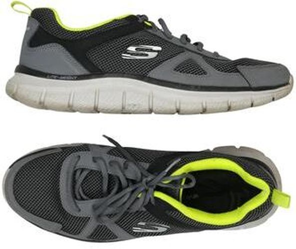 Herren Sneakers, grau, Gr. EU 44, Leder - Second Hand - Skechers - Modalova