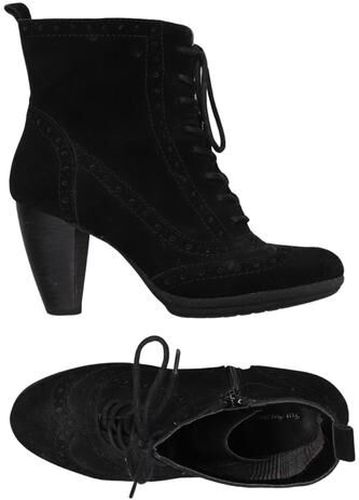 Damen Stiefelette, schwarz, Gr. EU 38, Leder - Second Hand - 5th Avenue - Modalova