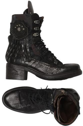 Damen Stiefelette, schwarz, Gr. EU 37, Leder - Second Hand - A.s.98 - Modalova