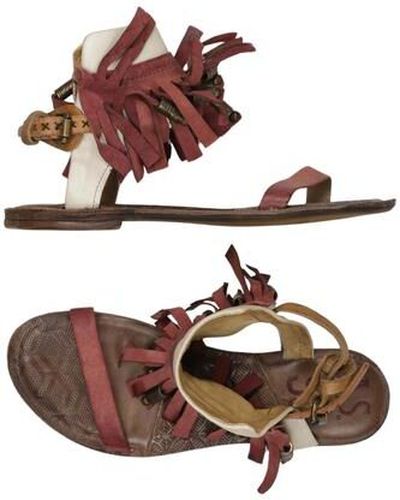 Damen Sandale, bordeaux, Gr. EU 38 - Second Hand - A.s.98 - Modalova