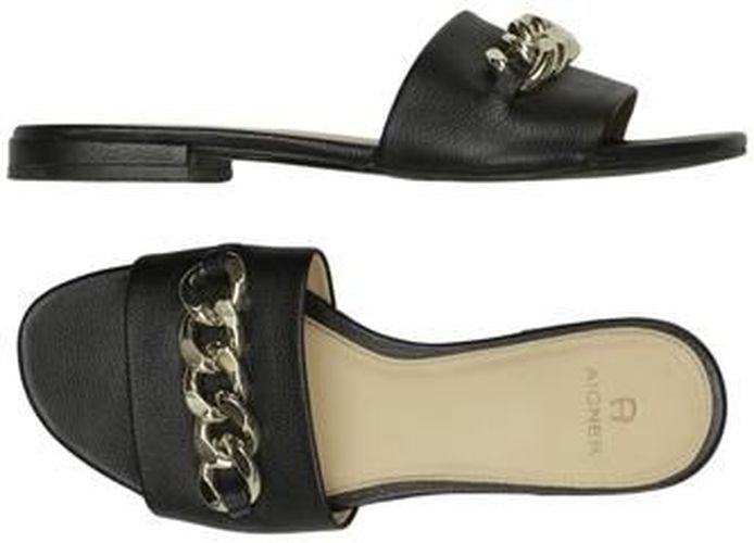 Damen Sandale, schwarz, Gr. EU 37 - Second Hand - Aigner - Modalova