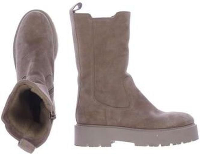 Damen Stiefel, beige, Gr. EU 38, Leder - Second Hand - Anna Field - Modalova