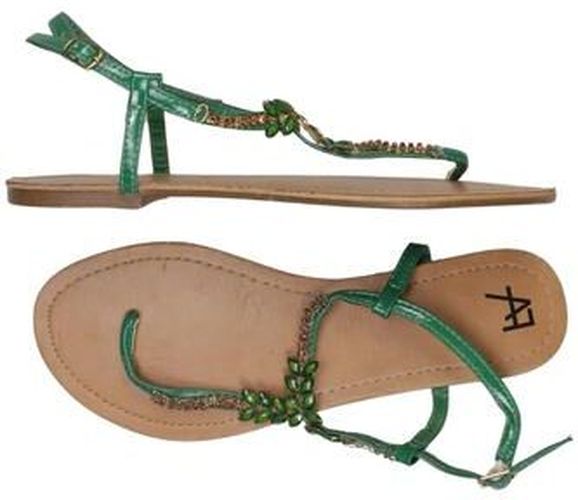 Damen Sandale, grün, Gr. EU 38, Kunstleder - Second Hand - Anna Field - Modalova