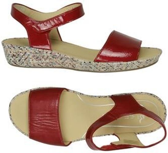 Damen Sandale, rot, Gr. EU 40, Kunstleder, Leder - Second Hand - Ara - Modalova