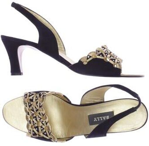 Damen Sandale, schwarz, Gr. EU 39.5 - Second Hand - Bally - Modalova