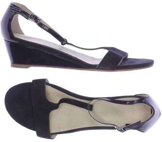 Damen Sandale, schwarz, Gr. EU 38, Leder - Second Hand - Boden - Modalova