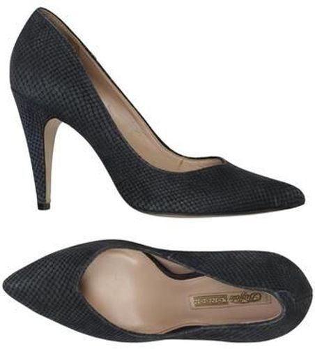 Damen Pumps, marineblau, Gr. EU 39, Leder - Second Hand - Buffalo LONDON - Modalova