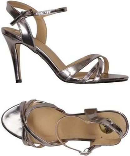 Damen Sandale, silber, Gr. EU 40 - Second Hand - Buffalo LONDON - Modalova